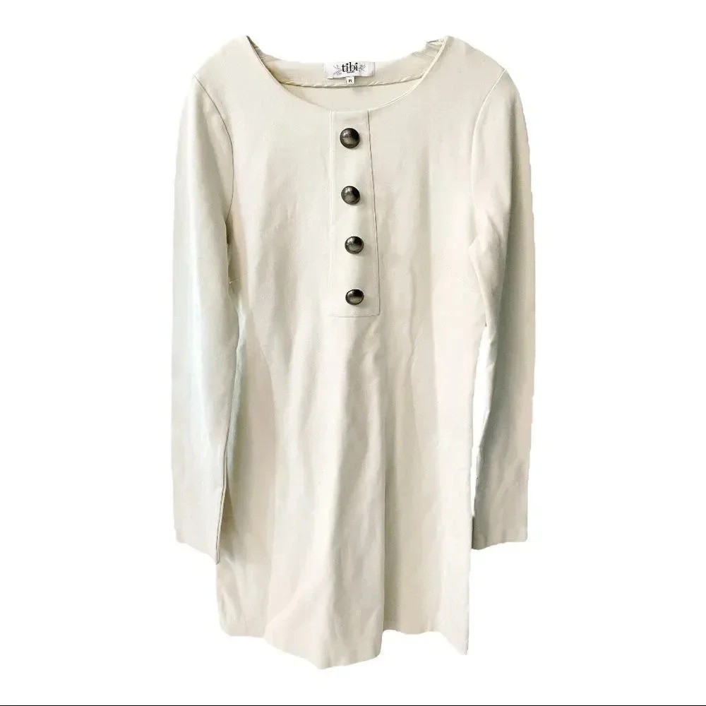 Tibi | Long Sleeve Ponte Dress (M)